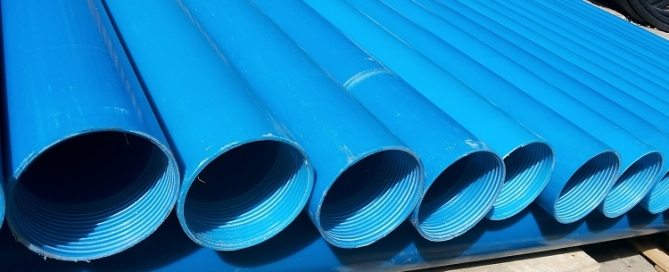 Tuyaux en PVC pour puits filetés