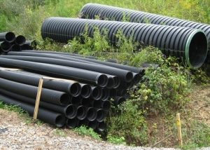 Tuyau de drainage ondulé