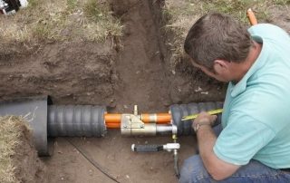 Installation d'isolation thermique de pipelines