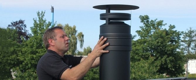 Cheminée coaxiale