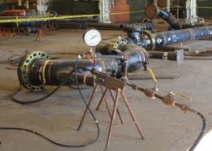 Essais hydrauliques des pipelines