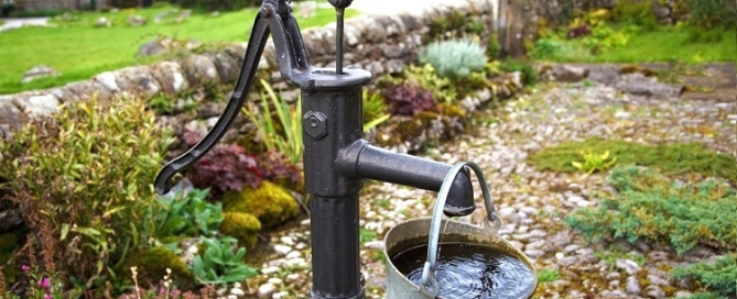 Construction d'un puits pour l'eau