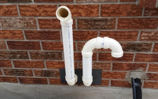 Tuyaux pour ventilation en plastique